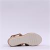 Oh My Sandals Cross Velcro Wedge - Champagne